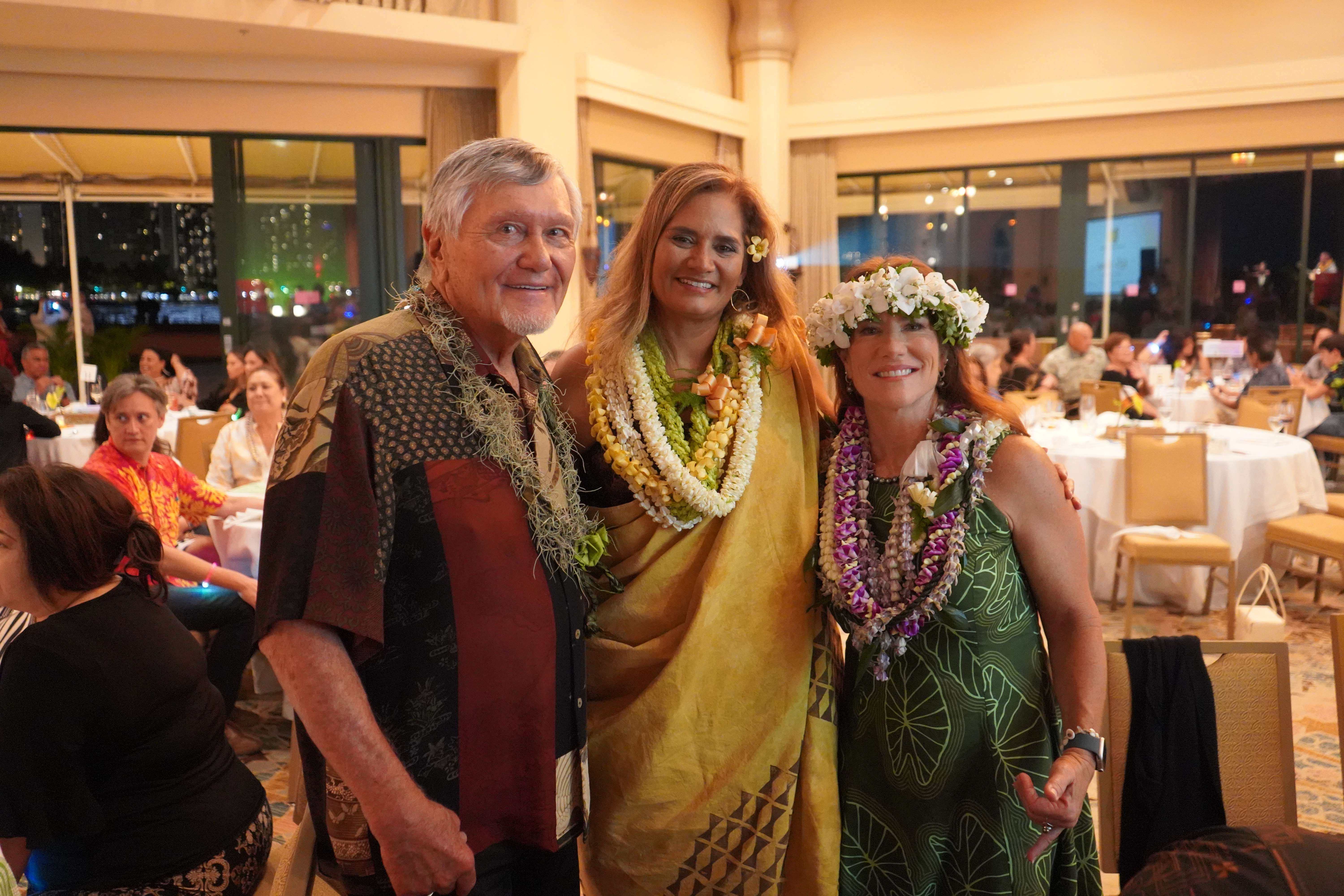 Dr. Michael Chun, Kumu Michelle Pieper, and Dr. Shawn Kana'iaupuni